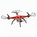 Price comparison product image Syma X5SC/X5SC-1 Falcon Drone HD 2.0MP Camera 4 Channel 2.4G Remote Control Quadcopter 6 Axis 3D Flip Fly UFO 360 Degree Eversion With 4GB SD Card (Red)
