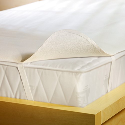 SETEX Molton/Frottee Matratzenschutz, Wendeauflage, 180 x 200 cm, Generation, Weiß, MOFR180200001002 - 2