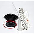 Sanavya® Drain Water Valve Rubber Seal Set | Semi Automatic Drain Pipe Rubber | Washing Machine Drain Valve | Washing Machine Spare Parts (Compatible for Videocon, Type 2 (Bottom Curve))