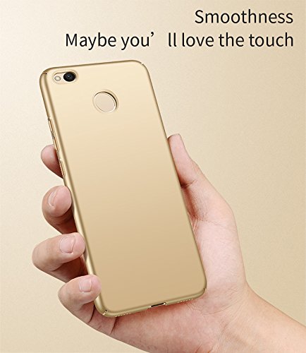 Bllosem Redmi 4X Funda High Quality Ultra Slim Exquisite Real Skin Feeling Full Body Protection Funda for Xiaomi Redmi 4X Silver