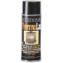 STOVAX THERMOLAC PAINT MATT BLACK FOR STOVE FIRE GRATE BBQ FLUE RADIATORS :  Amazon.co.uk: DIY u0026 Tools