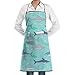 Produktbild daawqee Shark and Fish In The Sea for Kitchen Cooking Chef BBQ Adjustable Personalized Women Men Chef