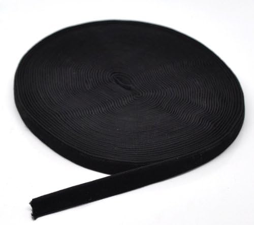 Maxry(TM)10 Yards Black 3/8" 10mm Wide Velvet Ribbon Crafts DIY