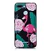 Produktbild Redmi 6 Hülle, Carols Soft Flex Silikon [Schwarz][Matt] Premium Frosted Shockproof TPU Capsule Luftpolster Air Cushion Technologie Handyhülle Schutzhülle für Xiaomi Redmi 6 Case Cover, Xiaomi Redmi 6 Case Cover Black - Rote Blumen 07