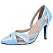 Produktbild Artfaerie Damen Cut Out High Heels Pumps mit Spitze und Stiletto Klassisch Arbeit Büro Lack Schuhe