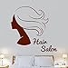 Produktbild Hair Salon Beauty Girl Stylist Pamper Make-Up-Wand-Kunst-Aufkleber-Abziehbild-Vinyl Raum Schlafzimmer Jungen Mädchen Kinder Erwachsene Heim Wohnzimmer Zitate Küche Badezimmer Wandaufkleber