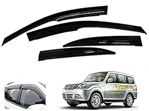 Auto Pearl Car Rain Guards Wind Door Visor Side ||Wind Visor ABS Plastic Deflector ||Perfect As per Window Frame ||For - Sumo Grand (Xtra Large, Set of 6)