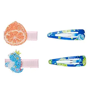 Amazon Brand - Solimo Kids Hair Pins, Pack of 4