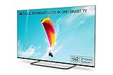 TCL 55EP668 55 Inch Metallic Boundary-less Smart 4K UHD TV, HDR Pro, Alexa-built-in, Freeview play, Prime Video,BBC iplayer,Netflix,Youtube,Dolby Audio,Bluetooth, Wifi, 3*HDMI, 2*USB(Energy Class A+)