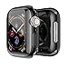 Produktbild FeiliandaJJ Watch Schutzhülle für Apple Watch Series 4 40MM Smartwatch Gehäuse Ultradünner Überzug Leichte TPU Watch Case Cover Gehäuseabdeckung (Schwarz)