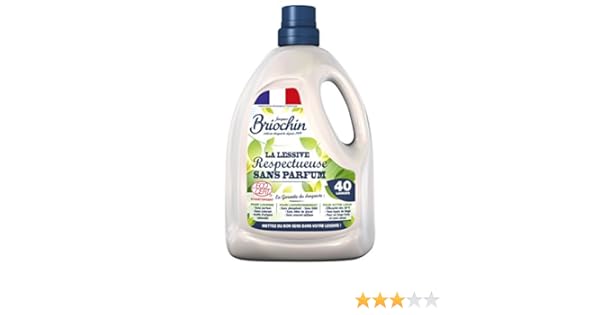 Jacques Briochin Lessive Respectueuse Sans Parfum 3 L Lot