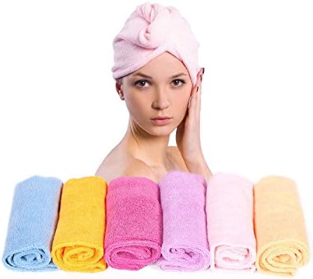YiRone(TM)1PC 21x61cm Microfiber Magic Drying Turban Wrap Towel/Hat/Cap Hair Dry Quick Dryer Bath Salon Towels
