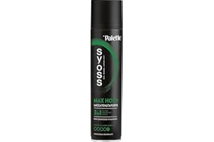 Syoss Max Hold Lacca Tenuta Forte 300ml, Lacca capelli per chioma morbida e luminosa, Hairspray 3-in-1 styling, protezione, tenuta 4, Lacca capelli con complesso vitaminico