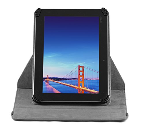 Navitech Schwarz 10 Zoll rotierbares Stand Case Cover Etui Hülle für das MEDION LIFETAB P10356 (MD 99632) tablet 10.1″ Wie In Aldi Verkauft - 2