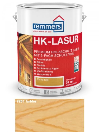 Remmers HK-Lasur Holzschutzlasur 2,5L Farblos