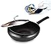Produktbild AYOUGALA Wok,Kreisverkehr Design,Rauchfreier Wok,Antihaft-Multifunktionspfanne,Bratpfanne Antihaft-Pfanne Pfanne Frühstück Pan Gasherd,32cm