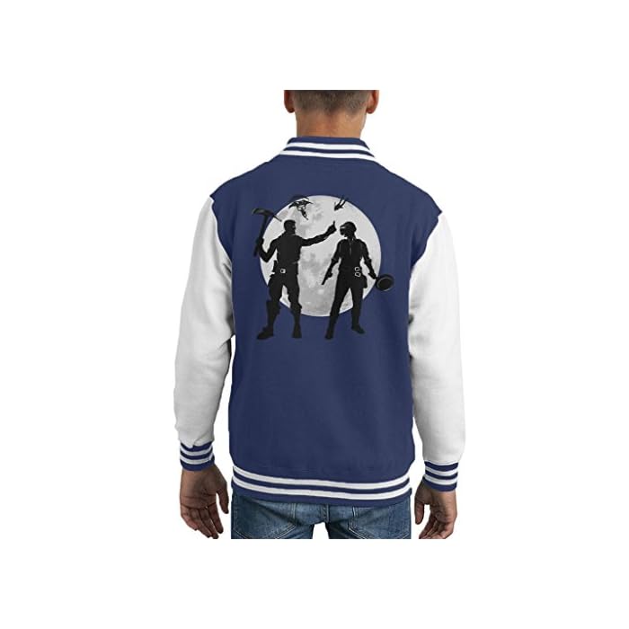 Fortnite Vs PUBG Kid's Varsity Jacket 