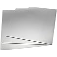 Aluminium Sheet Metal Plate - 1050 Grade - Premium Quality - Versatile Use - The Mesh Company (1mm Thick 300 x 100mm - 1 Pack)