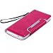 Produktbild Samsung Galaxy S6 Edge Plus Hülle, numia Handyhülle Handy Schutzhülle [Book-Style Handytasche mit Standfunktion und Kartenfach] Pu Leder Tasche für Samsung Galaxy S6 Edge+ Plus Case Cover [Pink-Weiss]