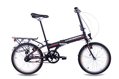 20″ Zoll KLAPPRAD FALTRAD ALU FAHRRAD CHRISSON FOLDRIDER 3.0 mit 7 Gang SHIMANO NEXUS schwarz - 2