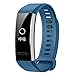 Produktbild SEWORLD Ersatzarmbänder Kompatibel für Huawei Band 2/Band 2 pro Smart Watch Ersatz Zubehör aus Weiches Silikon Armbandersatz Silikonband Straps Uhrenarmband Armband Handschlaufe(Blau)