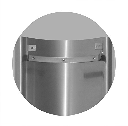 Schornsteinabdeckung Kaminabdeckung Kaminhaube Regenhaube aus Edelstahl (500mm x 800mm) - 2
