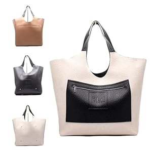 el.one Bolsa reversible, Negro -