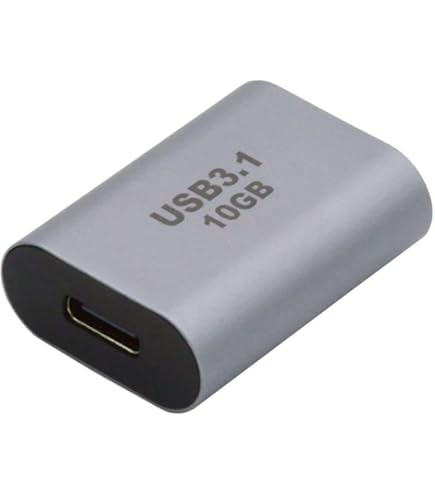 Adattatore USB C Femmina A Femmina 40Gbps - Supporta 8K@60Hz E Ricarica 100W, Compatibile Thunderbolt 3/4