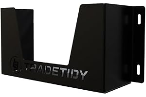 Tradetidy Ultragrime Wipes Holder Storage, Van Accessories, Ideal for Workshop, Van, And Garage Storage, Rounded edges for Safety, Made from 1.5mm Super Strong Steel, UK-Made, Colour - Black