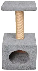 KIT-BAG Cat Tree and Pet House (Grey, 30x30x56cm)