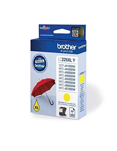Brother Original Tintenpatrone LC-225XL Y (gelb) (für Brother DCP-J4120DW, MFC-J4420DW, MFC-J4620DW, MFC-J4625DW, MFC-J5320DW, MFC-J5620DW, MFC-J5625DW, MFC-J5720DW) - 3