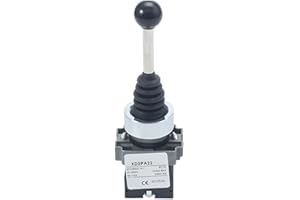 CIZIHUU 1pcs Loquet Rocker Joystick Controller Spring Retour Rotary Cross Interrupteurs,XD2-PA22