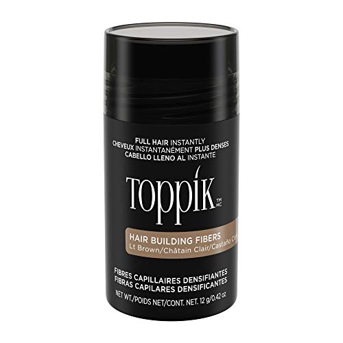Toppik Fibras Capilares De Queratina Natural (Color Castaño Claro) - 12 g.