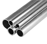  Tubo redondo de aluminio, 25 mm x 2 mm x 2000 mm