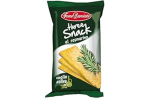 REGGIANA DISTRIBUTORI Croccantelle Bruschette Schiacciatine Crostini Taralli FORNO DAMIANI Aperitivo Salato - Box da 10 Pezzi (Three Rosmarino)