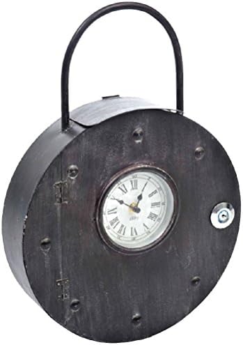 Metal Key box and Clock 43 x 30 x 7 cm