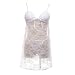 Produktbild SODIAL(R) Damen Sexy Dessous Elastizitaet Babydoll Lingerie Reizwaesche Unterwaesche Nachtwaesche Neglige M Weiss