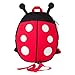 Produktbild Kinderrucksack, Jenuther Animal Rucksack Kids Backpack Cute Cartoon Tier Rucksack Mini Schule Tasche for Kinder Baby Jungen Mädchen Kleinkind (A - Ladybug)