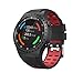 Produktbild GUO XINFEN Watch - Sport Smart Watch GPS-Positionierung im Freien Wetter Kompass Wasserdichte Sportuhr (Farbe : Red)