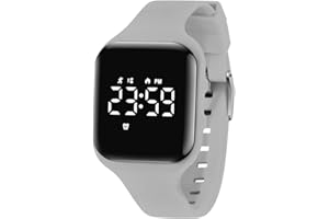 ASWAN WATCH Kids Watch, Digital Watch for Boys Girls, Sport Watch with Fitness Tracker, Pedometer, Waterproof, Alarm, Stopwatch, and No App, Kids Digital Watch Ages 5-12