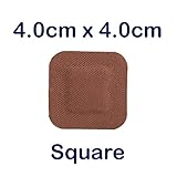 25 X STEROPLAST PREMIUM ULTRA ADHESIVE MEDICAL GRADE SQUARE CUT PLASTERS DRESSING 4cm x 4cm