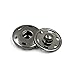 Produktbild Metall Snap Button Pullover Coat unsichtbar Dark Schnalle Druckknöpfen Verschluss Druckknopf 11 Größen, schwarz, 21 mm 10pcs