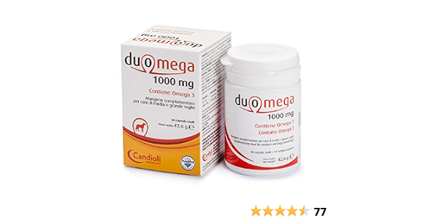 Duomega cani 30 capsule da 1000 mg : Amazon.it: Prodotti per animali  domestici