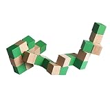 Andux 4pcs / set Puzzle Entsperren Holzspielzeug Kongming Verschluss Luban Lock3D Holz-Würfel Gehirn Teaser Puzzle Wizard Magic Cube 4 Satz KMS-01 - 3
