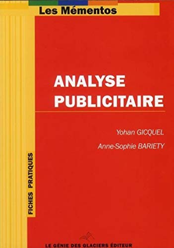 Analyse publicitaire Analyse publicitaire