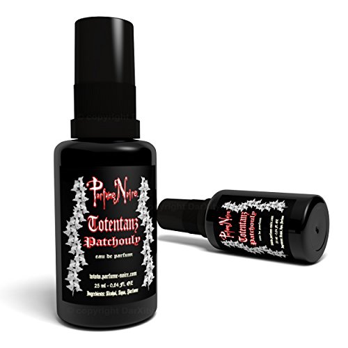 Totentanz - 25ml Patchouli Parfüm mit Rose, Jasmin & Lavendel - veganes Eau de Parfüm im original DarXity Samtbeutel