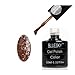 Bluesky Gel Polish, Diamond Glitter Cola Brown Number BLZ 15 10 ml