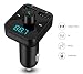 Produktbild Bluetooth FM Transmitter Kaelan Auto Radio Transmitter Freisprecheinrichtung Audio Adapter MP3-Player Auto Ladegerät mit 3.4A USB-Ladeport,Microphone und Unterstützt TF Karte&U-DiskSchwarz
