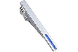 Jonwo Silber/Vergoldet Krawattennadeln aus Kristall für Herren In Geschenkbox 5cm Herren Krawattenklammern Tie Clip Krawatte Geschäft Jubiläum Geschenk Hochzeit