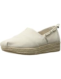 skechers espadrilles mujer plata